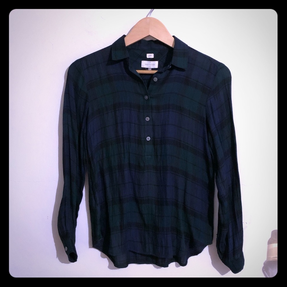 LOFT | Blue & Green💘Plaid